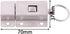 2PCS Slide Barrel Door Bolt, 3 Inch Long Stainless Steel Lock Door Bolts for Home Improvement