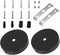 Uiivup 2 Packs lamp kit, Chandelier Ceiling Fixture Cover Plate,Chandelier Cover Plate Suite
