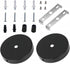 Uiivup 2 Packs lamp kit, Chandelier Ceiling Fixture Cover Plate,Chandelier Cover Plate Suite
