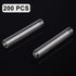 200 Pack Borosilicate Glass Round Bottom Test Tubes, 12 mm OD x 75 mm Length