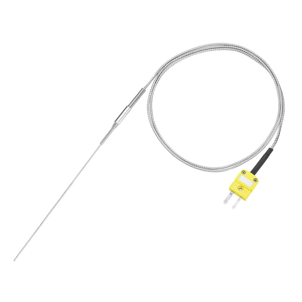 MECCANIXITY K Type Thermocouple with Plug, Stainless Steel Meter Temperature Sensor Probe -50 to 1100°C
