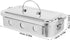 Stainless Steel Medical Storage Case with Lid and Holes Utility Tray for Doctor Tools for Organizing Instruments