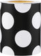 Ciieeo Work Desk Decor, 5M Black and White Dot Bulletin Board Borders for Wall Art Decor