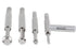 Accusize Industrial Tools 4 Pc Small Hole Gauge Set, Ball Type, inch/mm, 1/8 to 1/2