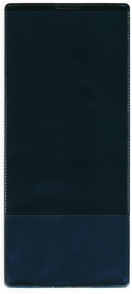 StoreSMART Black Plastic Policy / Lotto Ticket Holders with Business Card Pocket - INS30-BK-1 BLACK (2 Pack)