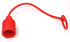 3/8 Hydraulic Coupler Dust Cap, ISO A Pioneer Style Male Female Quick Disconnects Port Plug Covers, Red Cap with