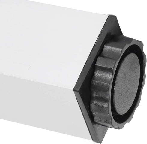4Pcs 120mm Adjustable Square Cabinet Legs, Aluminum Alloy with Rotating Knob for Height Adjustment, for Cabinet Shelf