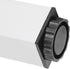 4Pcs 120mm Adjustable Square Cabinet Legs, Aluminum Alloy with Rotating Knob for Height Adjustment, for Cabinet Shelf