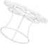 Uonlytech European Style White Ice Cream Cone Display Rack Metal Crispy Cone