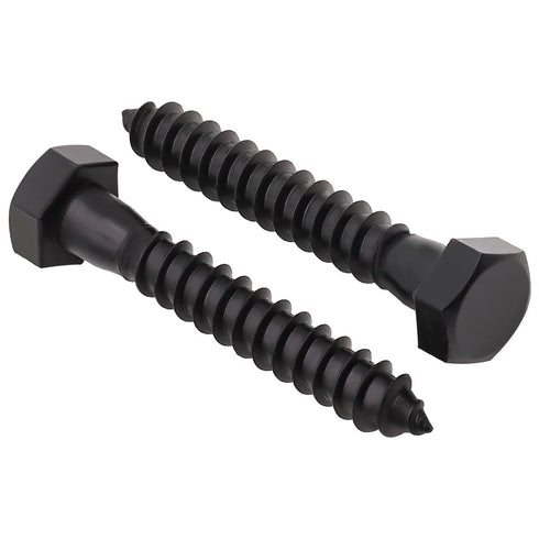 1/4 x 4" (10 Pack) Stainless Steel Hex Lag Bolts, Hexagon Head Lag Screws, Stainless Steel 304 (18-8)