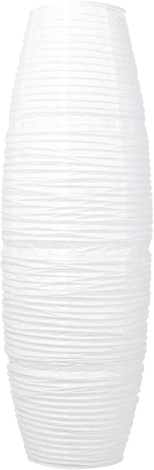 2pcs 110X32X32cm Uonlytech Paper Floor Lampshade Light Accents: Nordic Floor Lamp Shade Japanese Style Standing Lamps