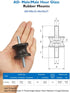 M8 Rubber Waisted Vibration Isolation Mounts, Anti Vibration Isolator Mounts for Motors and Compressors