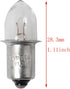 LED Light Bulb 5pcs 4D 4.8V 0.75A Bayonet Base Krypton Replacement Bulb for Flashlight Replacement Bulb Torches Work Light Flashlight Bulbs by DGBRSM