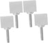 Zerodeko 4pcs Frame Under Shelf Connector Clamps for Office Furniture Easy Installation