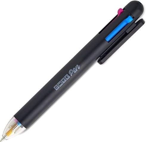Suck UK CMYK Multi Color Pen, Ballpoint & Multicolor Pen In One, 4x Color Pens