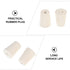Hemobllo Rubber Stoppers, Drilled Rubber Stopper for Glass Bottle, Flask Stopper for Experiment (15Pcs)