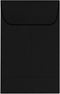 LUXPaper #1 Coin Envelopes, 2 1/4" x 3 1/2", Midnight Black, 50 Qty