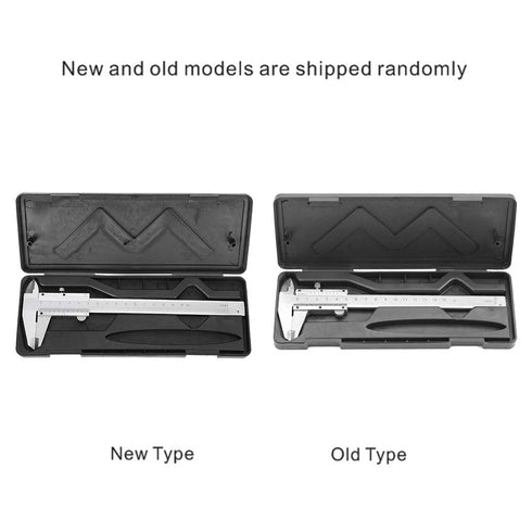 Carbon Steel Caliper Micrometer Gauge Measuring Tool, 0-150mm High Accuracy Manual Caliper for Industrial Measurement