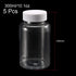 uxcell Plastic Lab Chemical Reagent Bottle 300ml/10.1oz Wide Mouth Sample Sealing Liquid Storage Container 5pcs by uxcell