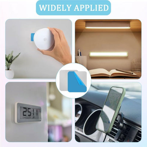 ZYMJBB 50pcs 1.18 1.18 Self-Adhesive Metal Plates for Magnetic Mounts, X in Square Stainless Steel Strips with Strong