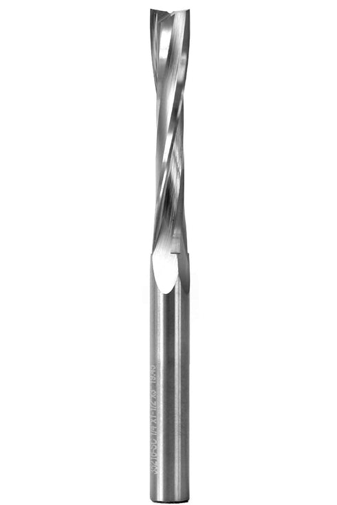 YONICO Upcut Router Bits, Spiral 2 Flute Solid Carbide CNC End Mill, 1/4-Inch