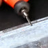 ?????? ???? 6 Pcs Cylinder Shape Aluminum Cutting Burr, 3/32'' Shank Miniature Carving File, Tungsten Carbide
