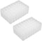 Chris.W 2 Pack 40-Slot Art Markers Pen Holder, Clear Desk Stand Organizer Storage Tray