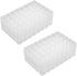 Chris.W 2 Pack 40-Slot Art Markers Pen Holder, Clear Desk Stand Organizer Storage Tray