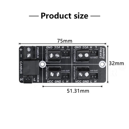MXZCNVG Sht36 SB2040 Important(2 for CanBus Expand Board for Klipper Firmware Multi-Can Tool Board Connection for Board