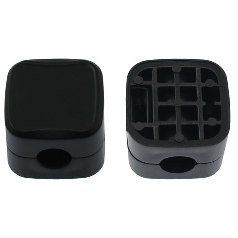 DZS Elec 6PCS Cable Holder Bedside Cabinet Residue Free Bonding Cable Manager Snap on Plug Hanging Desktop Wall Mount