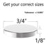 N52 Powerful Rare Earth Magnets - 3/4" D x 1/8" H, 20 Pack Silver Neodymium Disc Magnets for DIY and Craft Projects