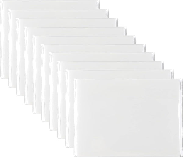 Transparent Sticky Notes Pad, 3x4 Inch, Clear Sticky Notes for Message Reminder, 10 Packs 500 Sheets