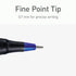 Pentonic Ballpoint Pens, 25 Count, Black, Red & Blue Ink, 0.7 mm Fine Point, Smooth Writing for Journaling