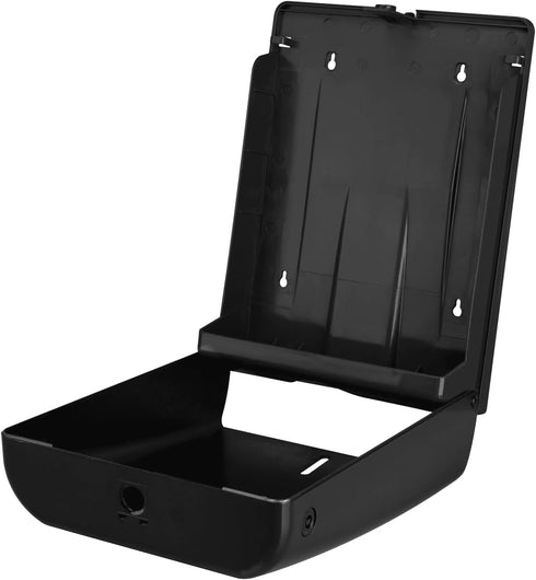 Commercial 10.83"x4.53"x14.65" 1 JSD-3300B-2 Karat Black Multi-Fold Paper Towel Dispenser - Wall Mount, Touchless