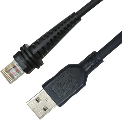 VOTTAN RJ45 3800G 3820 3200 3900i 4600Q 4800P 6300dpm (2M 6FT Barcode Scanner Accessories to USB Cable Compatible