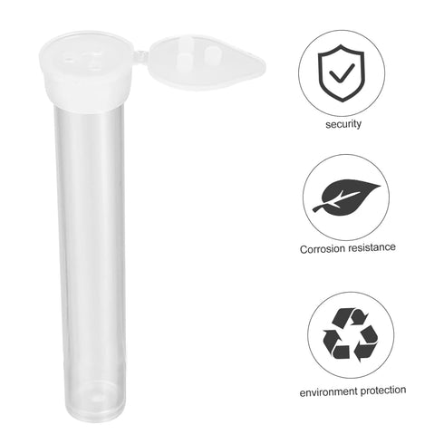 100pcs Test Tube Bottles, Clear Laboratory Test Tubes with Lids for Flower Arrangement, Floral Water Vials