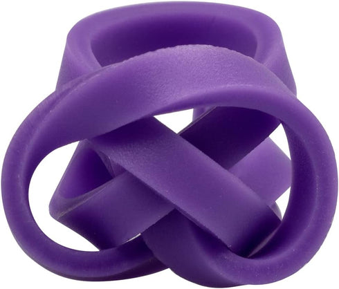JAM PAPER Colorful Rubber Bands, Size 33, Purple, 100/Pack