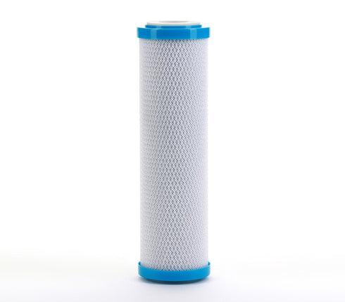Hydronix SMCB-2510 NSF Coconut Activated Carbon Block Water Filter, 2.5" x 10", 0.5 Micron