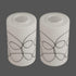 2 Pack 1-5/8-Inch G0048 Modern Line Style Glass Shade, Cylinder Light Fixture Replacement Globe or Cover with Fitter