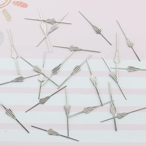 ITROLLE 200PCS 45mm Chandelier Connector Clip Stainless Steel Chandelier Lamp Bow Tie Connectors Chandelier