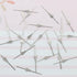ITROLLE 200PCS 45mm Chandelier Connector Clip Stainless Steel Chandelier Lamp Bow Tie Connectors Chandelier
