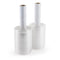 IDL Packaging 5"x 1000' Stretch Wrap Mini Roll 80 Gauge with Cardboard Handle (Pack of 2 Rolls) - Extra Sticky Clear