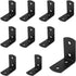 10 2" 2" Furniture,14 Pcs x L Angle Bracket, Shelf Corner Brace for Wood Guage Thick