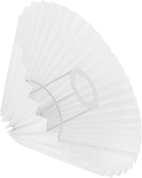 E27 9.84X9.84X6.29In Pleated Lamp Shade Chandelier Shade for Floor Lamp Light Cover Softens Light Eye Protection Home