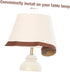 1roll Homoyoyo Self-adhesive Lampshade Edging Tape for Decorative Fabric Trim Brown Cloth Strips for Easy Installation