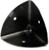 39mm/1.53" 8PCS T Tulead Iron Corner Protectors Black Decorative Box Edge Cover Box Cabinet Edge Safety Guards