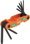 Cmpct Folding Hex Key Set, 8-Key Torx Sizes for Various Applications