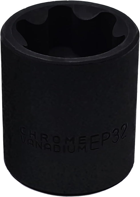 EP Socket EP32, 1/2 Drive Female External E-Torx Plus Puller Tool