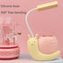 Cute Kids Lamp with Pen Holder, Snail Shape LED Desk Lamp, USB Charging Eye Protection Lamp with 360 Bendable Neck