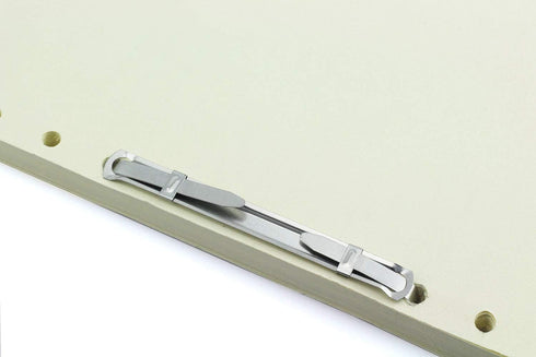 yyangz 50pcs/Box Metal File Fastener - 2-Hole Metal Binder Clip Paper Fasteners (8cm)